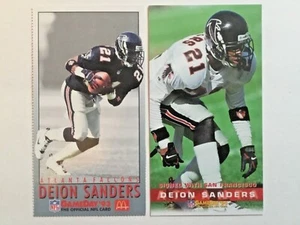 Deion Sanders, 1993 McDonalds #1, + 1994 Fleer Game Day #25, Tall Boys, + RC LOT - Bild 1 von 4