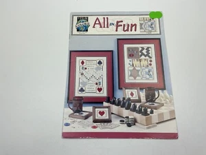 True Colors Renaissance All In Fun Counted Cross Stitch Pattern Games - Picture 1 of 3