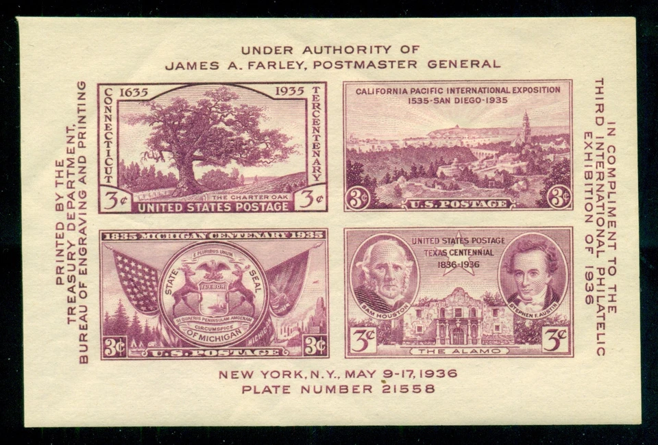 SCOTT # 778 SOUVENIR SHEET, MINT, OG, NH, GREAT PRICE! - Image 1 of 1