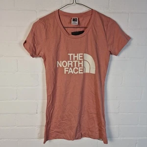The North Face Womens Pink Clay Easy Tee T-Shirt Short Sleeve Cotton Size XS NWT - Picture 1 of 10