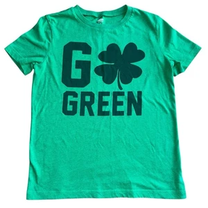 Old Navy T-Shirt Medium (8) Go Green St. Patrick's Patty's Day - Picture 1 of 4