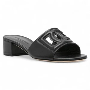 Dolce & Gabbana sandali donna tacco a blocco slide (taglia 9,5) - Foto 1 di 4