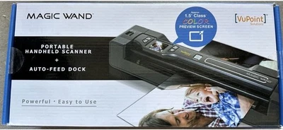 VuPoint Magic Wand Portable Scanner/Dock Color Display PDSDK-ST470BU-VP 1200DPI  - Image 1 of 2