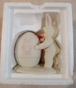 1996 Dept. 56 Springtime Stories of the Snowbunnies I'll COLOR THE EASTER EGG - Picture 1 of 7