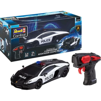 RC Scale Car Lamborghini Aventador Coupé Police, Revell Control Ferngesteuertes  - Bild 1 von 4
