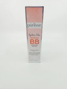 Purlisse Ageless Glow Serum BB Cream SPF 40 - Glow BB with SPF - 1.4 Oz New - Picture 1 of 4
