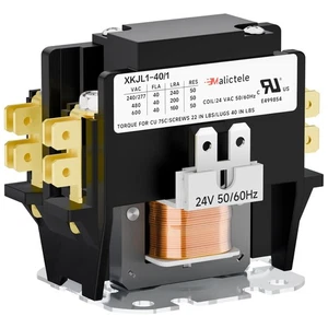 Contattore HVAC, Malictele 1 Polo 40 Amp 24V Bobina Climatizzatore 1P 40A  - Foto 1 di 7