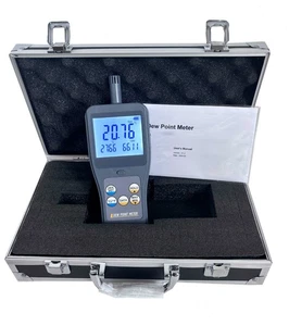 Dew Point Meters with 4 Test Parameter Humidity 0~100%RH -45~120°C (-49~248°F) - Picture 1 of 13