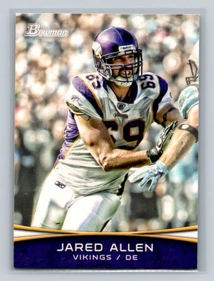 2012 Bowman No88 Джаред Аллен Minnesota Vikings - Изображение 1 из 2