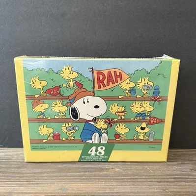 Rompecabezas de colección Springbok Peanuts Snoopy RAH Go Team 1989 48 piezas PZL1305 SELLADO NUEVO Foto 1 de 4