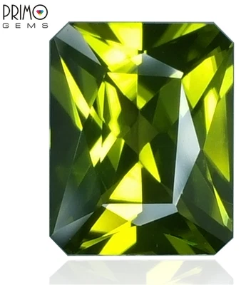Powerful Radiant Cut 2.12 Carat Natural Peridot 9mm x 7mm - Image 1 of 4