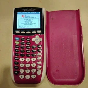 Texas Instruments TI-84 Plus C Silver Edition Pink Graphing Calculator - Picture 1 of 4