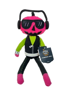 Hyde And Eek! 11" Felt Pumpkin DJ Jack Halloween Decor Plush Figurine - Picture 1 of 8