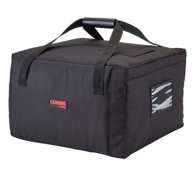 Сумка для доставки пиццы Cambro GBP518110 5 коробок черная Go Bag® 18 дюймов - Изображение 1 из 2