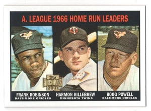 2001 Topps Archives A. LEAGUE 1966 HOME RUN LEADERS card #243 - Picture 1 of 2