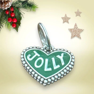 Dije Brighton Jolly. El encanto tono plata es absolutamente hermoso. Se oye Foto 1 de 2