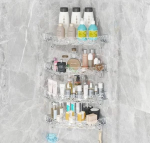 Corner Bathroom Shelves Set with High Capacity and Easy Installation - Picture 1 of 6