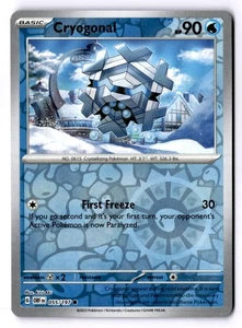 Cryogonal Reverse Holo Common SV03: Obsidian Flames 055/197 NM - Picture 1 of 2