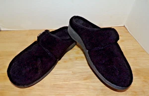 Zapatillas de mula VIONIC Sadie negras de piel sintética con correa ajustable - talla 5 - Imagen 1 de 6