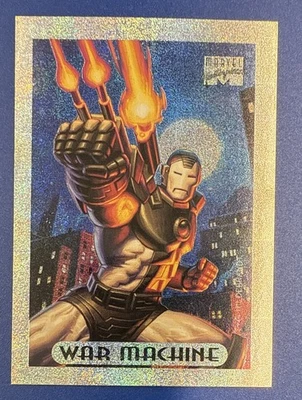 1994 Marvel Masterpieces #10 / War Machine SILVER HOLOFOIL - Image 1 of 2