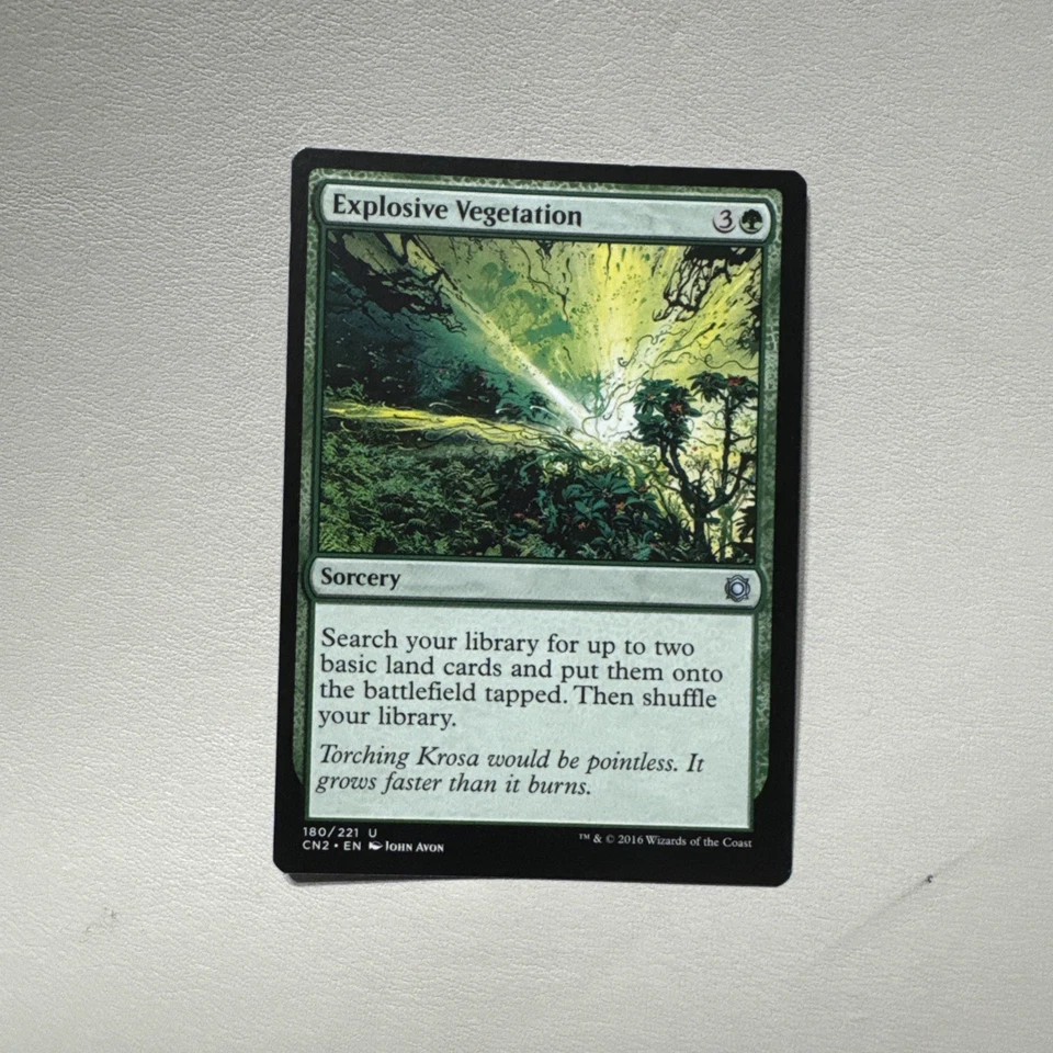 Explosive Vegetation - Conspiracy: Take the Crown - Magic The Gathering - Image 1 of 1