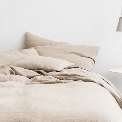 4-Piece Linen Bedding Set – Simple, Natural, Luxurious & Skin-Friendly - Image 1 of 4