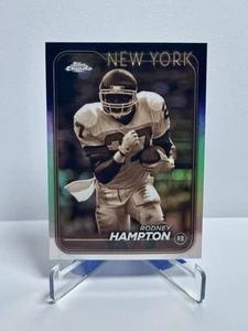 2024 Topps Chrome #144 Rodney Hampton Sepia Refractor New York Giants - Picture 1 of 2