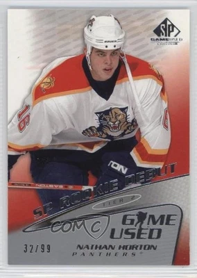 2003-04 SP Game Used Edition Debut /99 Tier 2 Nathan Horton #87 Rookie RC - Image 1 of 2