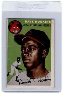 1954 Topps OC Dave Hoskins RC Cleveland Indians #81