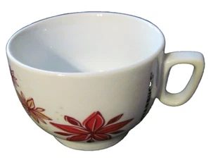 Starbucks 2013 Holiday Christmas Poinsettia Floral  Ceramic Coffee Mug Cup - Picture 1 of 6