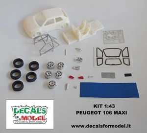 1:43 PEUGEOT 106 MAXI KIT DI MONTAGGIO - Foto 1 di 1