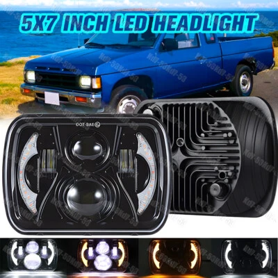 For Chevy C10 C20 C30 K10 K20 K1500 K2500 105W 7x6 inch LED Hi/Lo Beam Headlight - Image 1 of 4