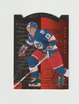 1993-94 Upper Deck SILVER SKATES # R2 Teemu Selanne WINNIPEG JETS - Image 1 of 2