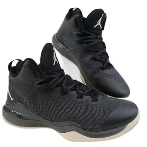 Nike 684933-003 Air Jordan Super Fly 3 Black White Basketball Men’s Sz 8 - Imagen 1 de 12