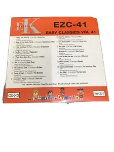  Easy Karaoke Easy Classics EZC 41 - Picture 1 of 2