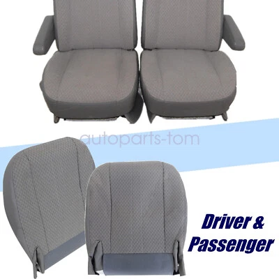 For 03-14 Chevy Express 1500 2500 3500Van Driver Passenger Bottom Seat Cover - Image 1 of 4