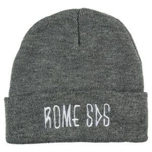 Rome SDS Skelter Acrylic Beanie, Heather Charcoal Grey, One Size Fits Most New - Picture 1 of 1