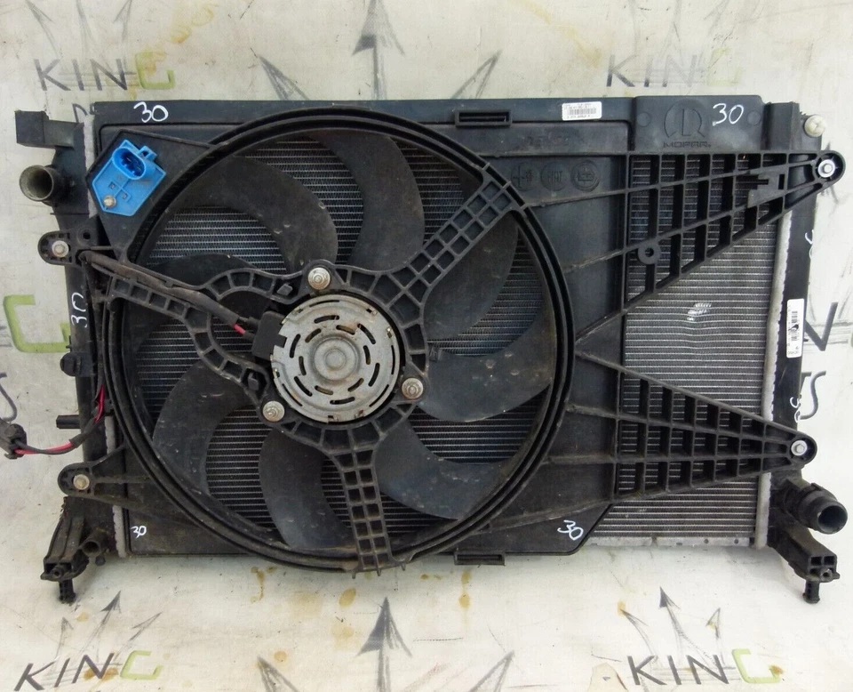 FIAT ABARTH 500 1.4 TURBO AIRE ACONDICIONADO CONDENSADOR Y VENTILADOR RADIADOR 51819060 #30 Foto 1 de 4