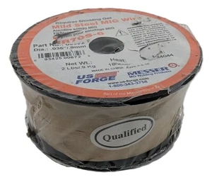 2lbs Messer Welding Wire ER70S-6 00672 .035" .9mm Mild Steel MIG Wire - Picture 1 of 5