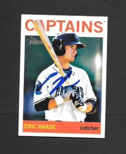 ERIC HAASE MLB AUTOGRAPHED signed TOPPS Indians #110 2013 - Picture 1 of 1