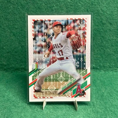 2021 Topps Holiday Baseball / Shohei Ohtani #HW80 base - Image 1 of 2