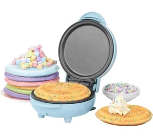 Mini Snack Maker Pancake Treat Maker Sorbet Pastel Blue Giles & Posner - Picture 1 of 5