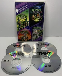 Teenage Mutant Ninja Turtles 4 Film Favourites (Dvd, TMNT Trilogy, 1 2 3) Cad - Picture 1 of 8