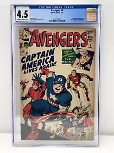 Avengers #4 1964 CGC 4.5 - Picture 1 of 3