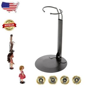Premium Doll Display Stand Set - Adjustable Height for 12" Action Figures - 6x - Picture 1 of 6
