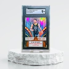 STEPHEN CURRY 2017-18 Panini Crown Royale Pacific Marquee Case Hit SGC 9 SSP