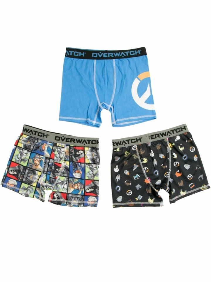 Boys Overwatch Genji Character 3pc Boxer Briefs Boxer Shorts Set Underwear - Image 1 of 3