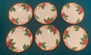 Vtg Franciscan Apple Pattern Hand Painted Salad/Dessert Plate - 8" - Price for 1 - Picture 1 of 8