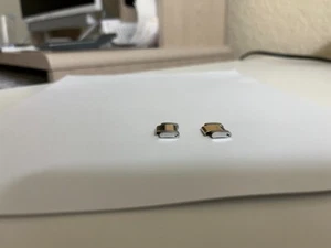 Genuine ROLEX SUBMARINER 15.5 MM SS AND 18K GOLD LINK older Style  1 per order - Picture 1 of 4