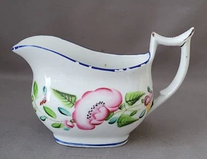 NEW HALL PAINTED FLOWERS PATTERN 1571 CREAMER C1818-25 PAT PRELLER COLLECTION - Picture 1 of 8